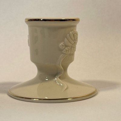 画像3: ＊レノックス　アイボリー＆ゴールドトリム キャンドルフォルダー