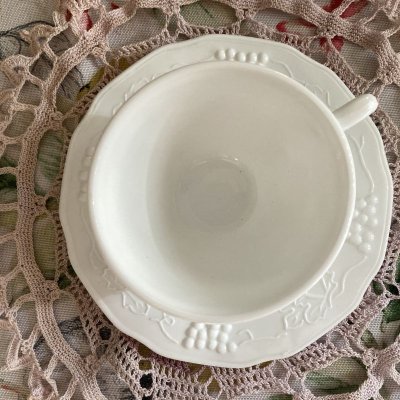 画像5: インディアナグラス　ミルクグラス　ハーベストグレープ　カップ &ソーサー 