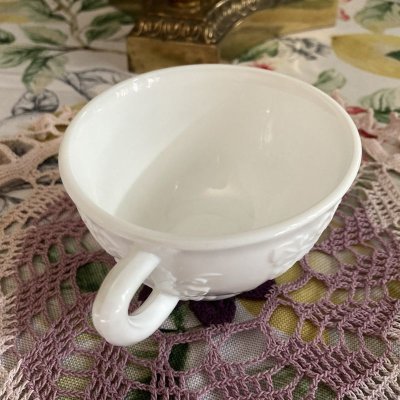 画像11: インディアナグラス　ミルクグラス　ハーベストグレープ　カップ &ソーサー 