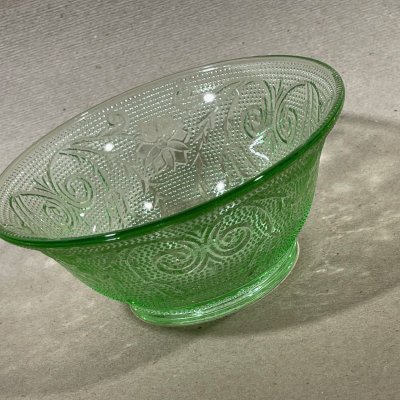 画像6: ＊インディアナグラス　ティアラ・サンドイッチ ライトグリーン　サラダ・ボウル 1982-1991年