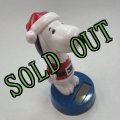 sold スヌーピー　クリスマス　ノックノック　ソーラー人形
