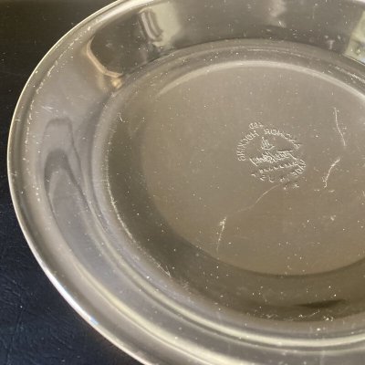 画像3: ファイヤーキング　クリアガラス・パイプレート　1960〜1970年代　