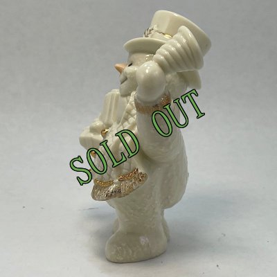 画像4: sold ＊レノックス　アイボリー＆ゴールドトリム　スノーマン/雪だるま君