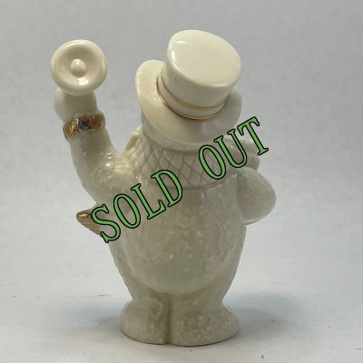 画像3: sold ＊レノックス　アイボリー＆ゴールドトリム　スノーマン/雪だるま君