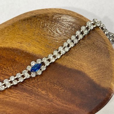 画像6: ビンテージ ラインストーン ブレスレット＆ピアス セット