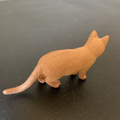 画像3: ミニチュア動物　茶猫　