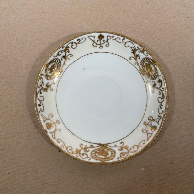 画像8: 里帰りオールドノリタケ 175クリスマスボール トリオセット 金彩カップ＆ソーサー・ブレット＆バタープレート #1