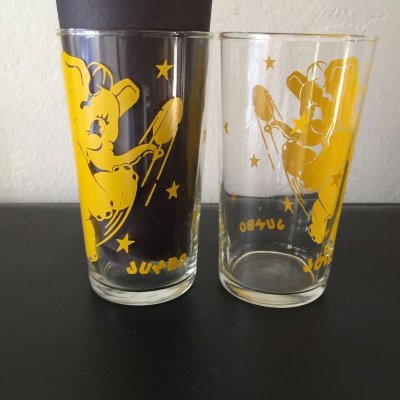 画像11: ビンテージ・ジョリー・ジャンボ　タンブラー　イエロー　サッカー象さん