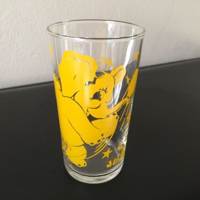 画像7: ビンテージ・ジョリー・ジャンボ　タンブラー　イエロー　サッカー象さん