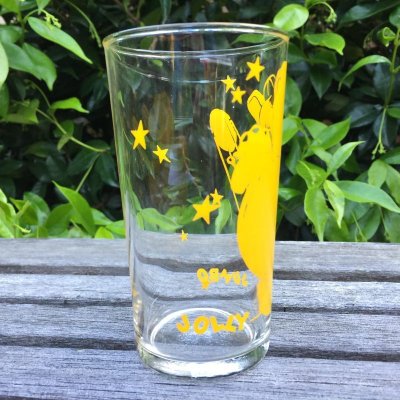 画像4: ビンテージ・ジョリー・ジャンボ　タンブラー　イエロー　サッカー象さん