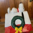 画像9: クリスマス スヌーピーハウス・クッキージャー陶器製