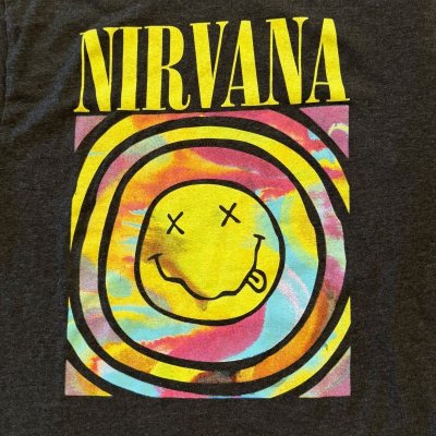 画像4: ＊　MEN NIRVANA グラフィック・スマイル T-シャツ 