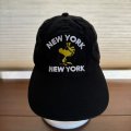＊　キッズ　ピーナッツ ウッドストック ニューヨーク ブラックCAP