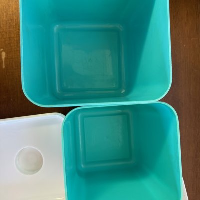 画像13: ＊　1950年代　コルス社　プラスチック ビンテージ・キャニスター　ターコイズ　４個セット