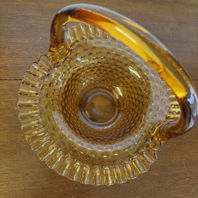 画像4: ＊　フェントン アンバーグラス大型バスケット