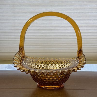 画像2: ＊　フェントン アンバーグラス大型バスケット