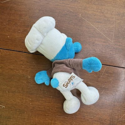 画像2: ＊　neuhaus チョコレート工場で働くスマーフ　ぬいぐるみ人形 2015
