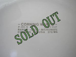 画像4: sold コーニングウエア　超耐熱ガラス食器パイロセラム/スキレット スパイス・オブ・ライフ　エシャーロット(1972年-不明）　2 1/2カップ ガラス蓋付　片手ハンドル付リップドソースパン (4)