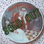 画像: sold Norman Rockwell, Christmas Plate, 1986 Deer Santy Claus