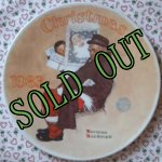 画像: sold Norman Rockwell, Christmas Plate, 1983 Santa in the Subway