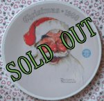 画像: sold Norman Rockwell, Christmas Plate, 1988 Santa Claus