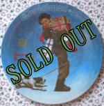 画像: sold Norman Rockwell, Christmas Plate, 1981 Wrapped Up In Christmas