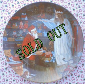 画像1: sold Norman Rockwell, Christmas Plate, 1979 The Snow Queen (1)