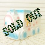 画像: sold ベビープランター　ベビーくまちゃん＆うさちゃんの汽車ぽっぽ