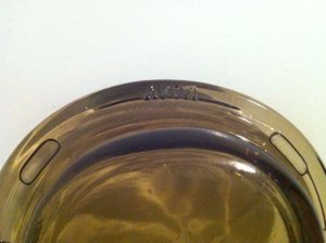 画像4: エイボン アンバーグラス 馬蹄形灰皿 (4)