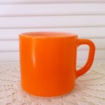 画像: フェデラル　ミルクグラス　Ｄハンドルマグ　オレンジ
