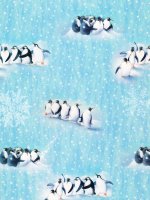 画像: ＷＷＦ（世界自然保護基金） クリスマス 未使用ラッピングペーパー　ペンギン