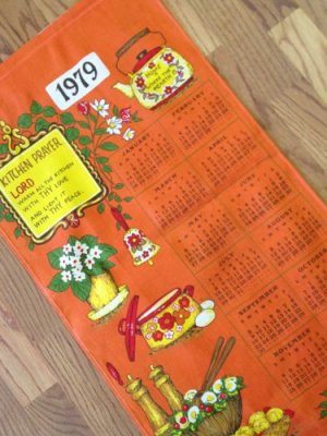 画像1: Vintage New Kitchen Linen, 1979 (1)