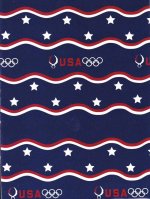 画像: Wrapping Paper, Olympic USA
