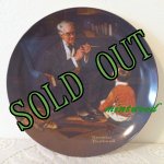 画像: sold Norman Rockwell, Plate, 1984 The Tycoon