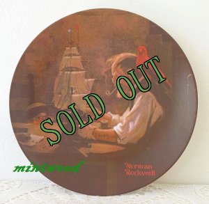 画像1: sold Norman Rockwell, Plate, 1980, The Ship Builder (1)