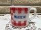 画像: ＊Westfield, Milk Glass Name Mug / Marilyn