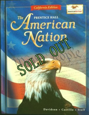 画像1: sold 洋書｛アメリカンスクール教科書｝ザ・アメリカン・ネーション　カリフォルニア版　2000年　ハードカバー Pearson Prentice Hall 刊 (1)