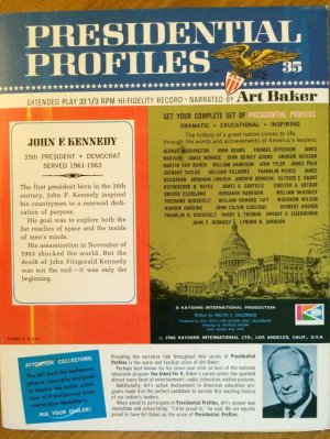 画像3: EP Presidential Profiles / John F. Kennedy  (kaysons ) (3)