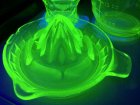 画像: Depression Vaseline / Uranium Glass Reamer, Green, AS IS