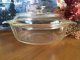 画像: Fire King, Clear Casserole  1 QT with Cover, 1960'-1970’ AS IS