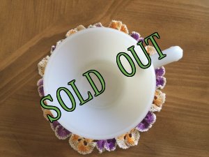 画像4: sold アンカーホッキング ミルクグラス フレンチ（ワンハンドル）キャセロール (4)