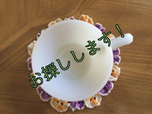 画像4: sold アンカーホッキング ミルクグラス フレンチ（ワンハンドル）キャセロール (4)