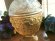 画像4: sold Avon, 1965 Honey Gold (Amber) Lidded Compote Candy Dish Canister/Apothecary Jar (4)