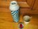 画像11: サーモス ビンテージ魔法瓶水筒 1963年 ブルー・ストライプ柄 made in USA (11)