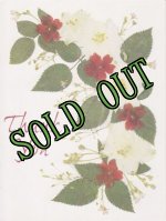 画像: sold Vintage Thank You Card, Flowers, made in USA