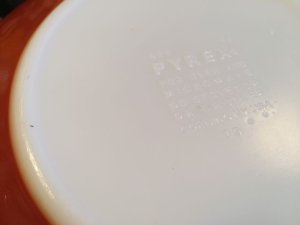 画像5: パイレックス　ミルクグラス　オータムハーベスト　ミキシングボウル　４リットル　製品番号404　SALE! (5)