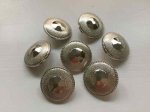 画像: NEW Button Silver 7pc