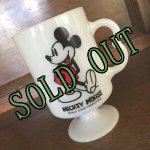 画像: sold ディズニー・プロダクション ミッキーマウス　ミルクグラスマグカップ