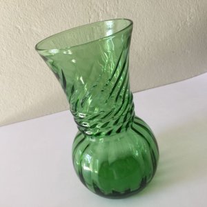 画像2: ファイヤーキング　フォレストグリーン　スワール　花瓶 (2)