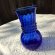 画像2: ファイヤーキング　コバルトブルー　スワール　花瓶 (2)